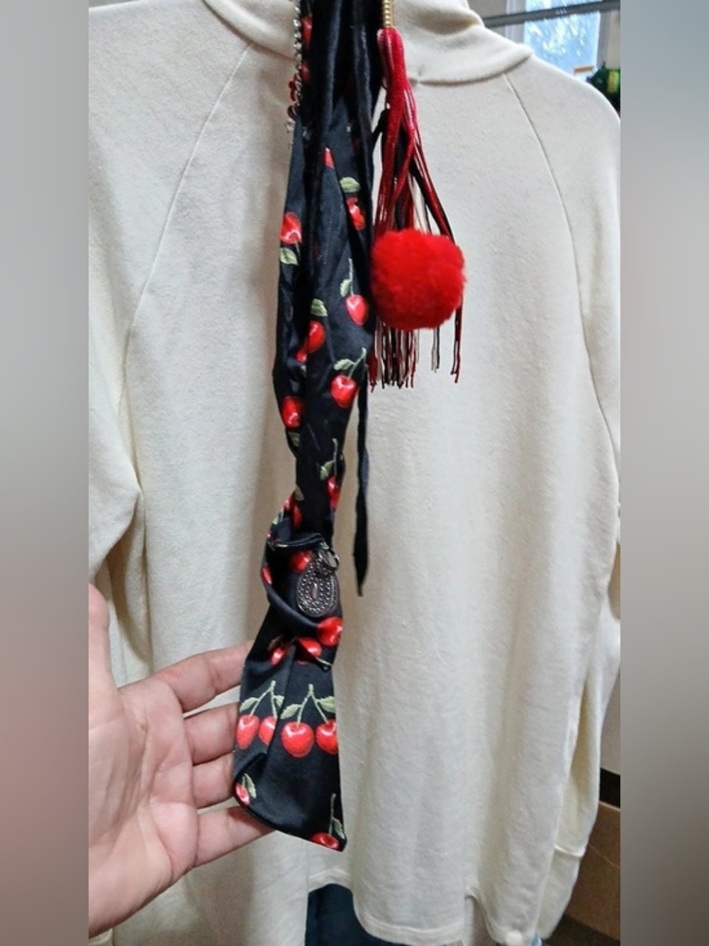 Cherries π Purse Charm
